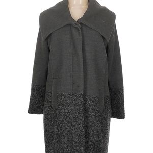 Alfani Two-Tone Gray Cape Coat